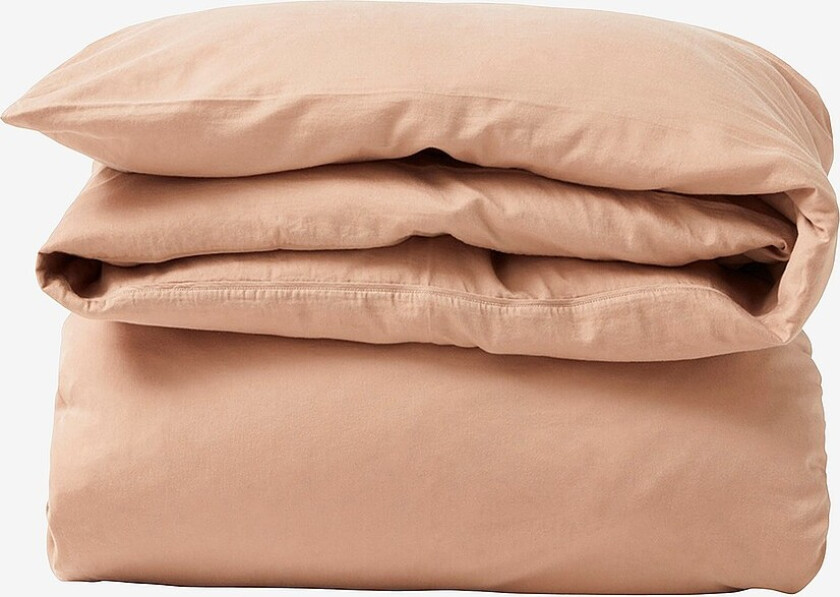 Bilde av Sengesett i vasket bomullssateng - Beige