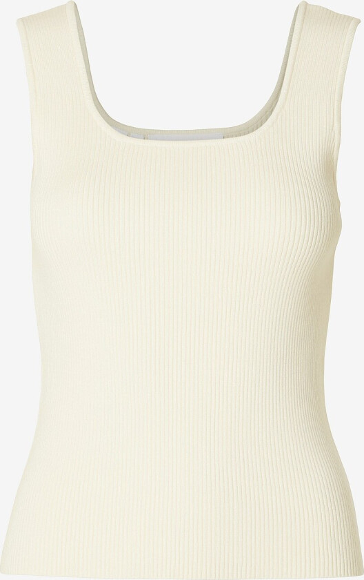 Topp slfJenny SL Knit Top - Beige