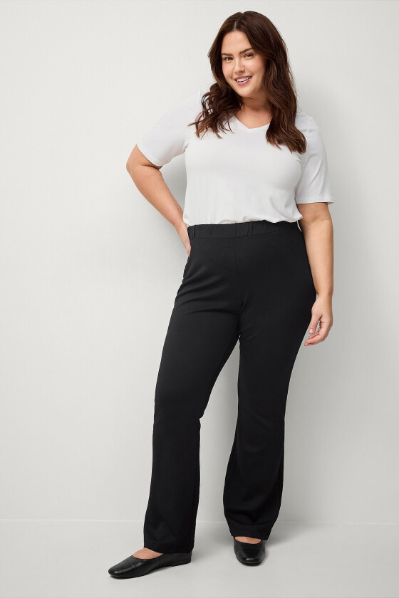 Bukser jWinola Flared Pants - Svart