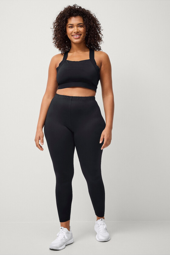 Leggings Long 2-pakning - Svart