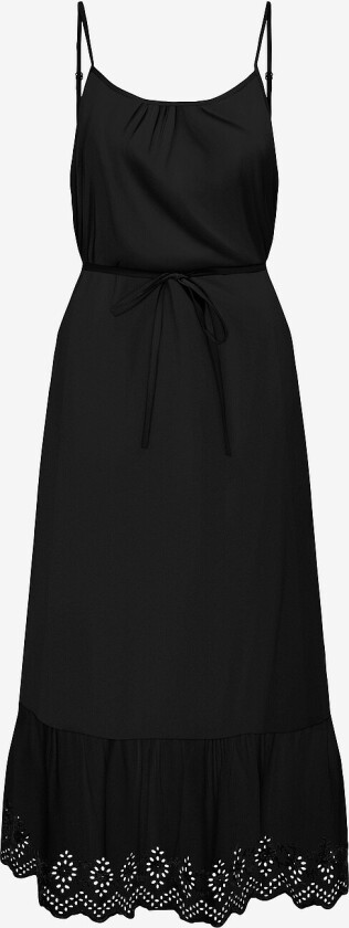 Maxikjole onlLou Life Emb Strap Ankel Dress - Svart