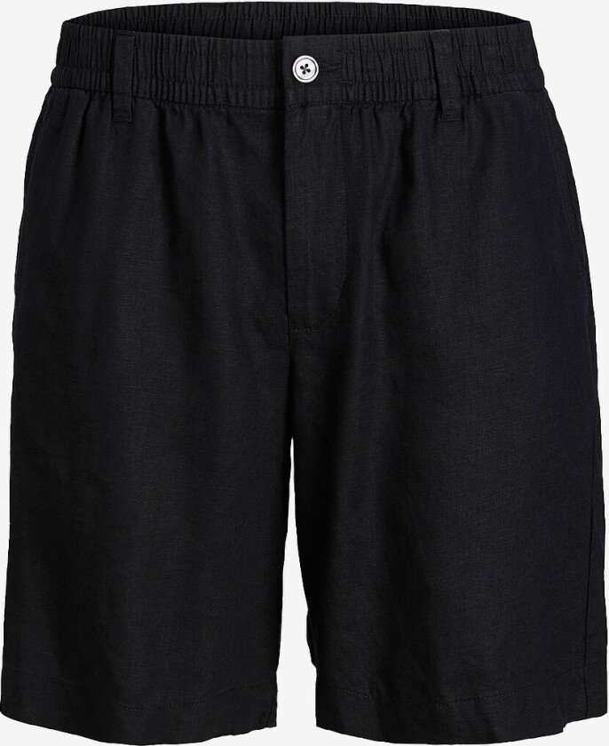 Shorts jpstBill jjLawrence Linen Short - Svart