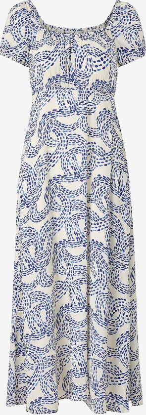Maxikjole Abigail Dot Print Dress - Blå