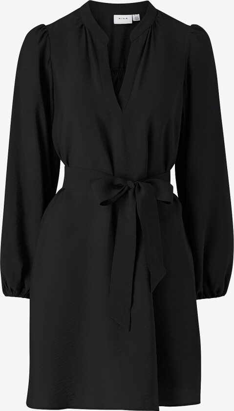Kjole viPandy L/S Short Dress - Svart