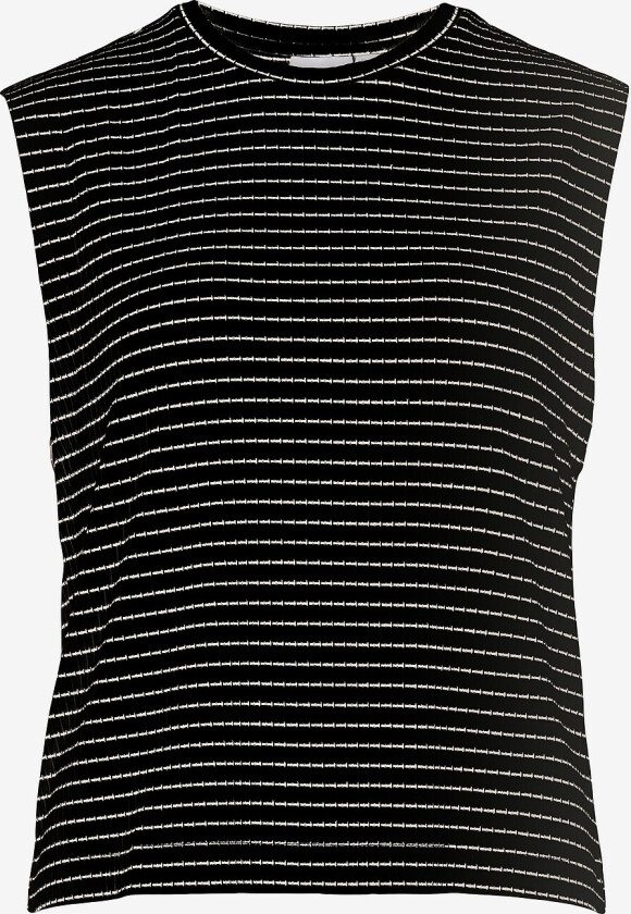Topp viLumira O-neck S/L Top - Svart