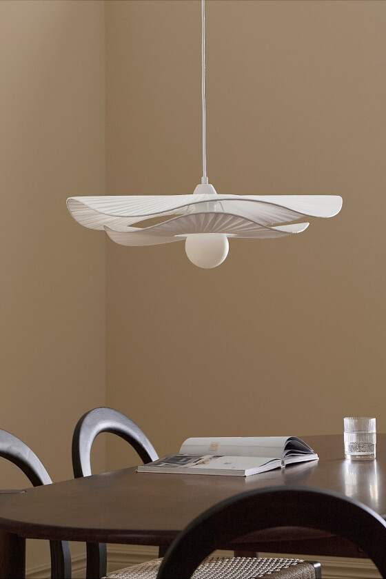 Taklampe Claudia - Hvit