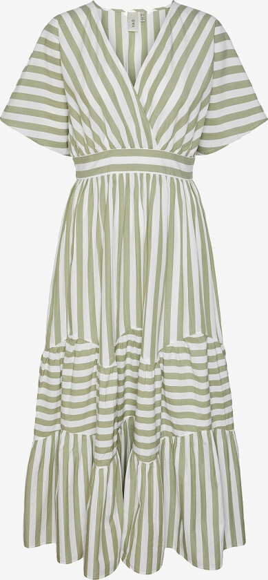 Maxikjole yasRoos SS Long Dress S - Grønn