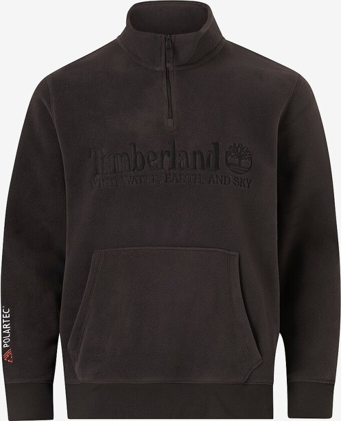 Fleeceskjorte Linear Logo 1/4 Zip Swe - Svart