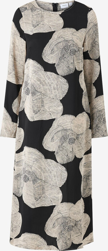 Kjole viRoxy L/S Dress - Svart
