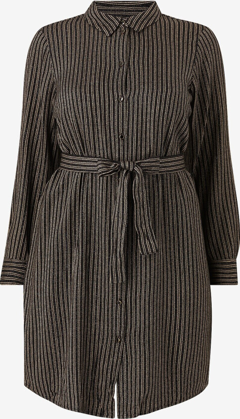 Skjortekjole vmCemeli LS Abk Shirt Dress Wvn - Svart