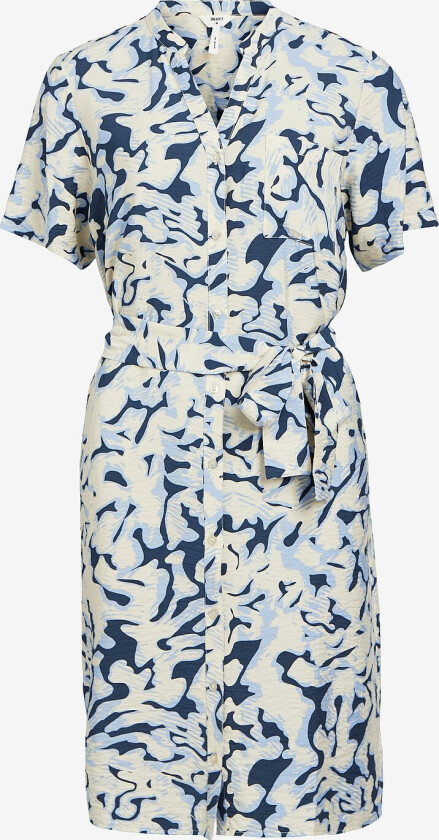 Kjole objJacira S/S Shirt Dress - Beige