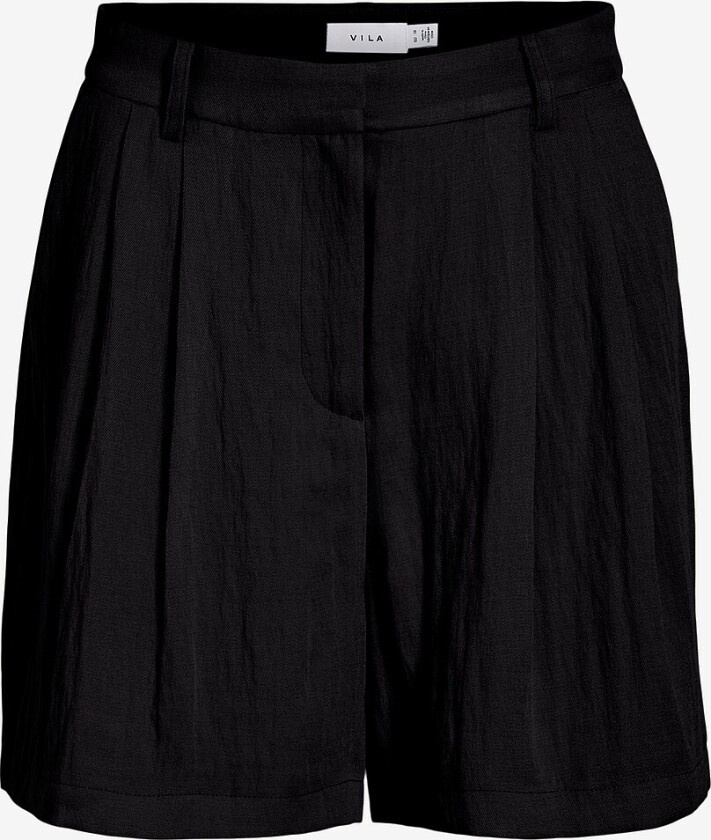 Shorts ViFlea HW Tailored Shorts - Svart