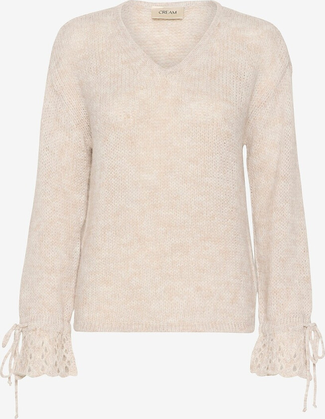 Genser crNiso Knit Pullover - Beige