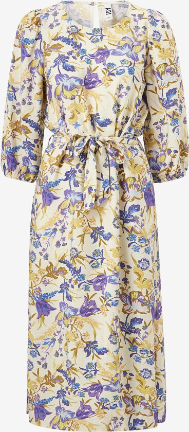 Kjole jdyAdaline 3/4 Midi Dress Wvn - Hvit