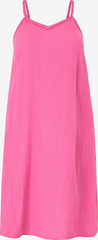 Kjole carThyra Life Strap Midi Dress Wvn - Rosa