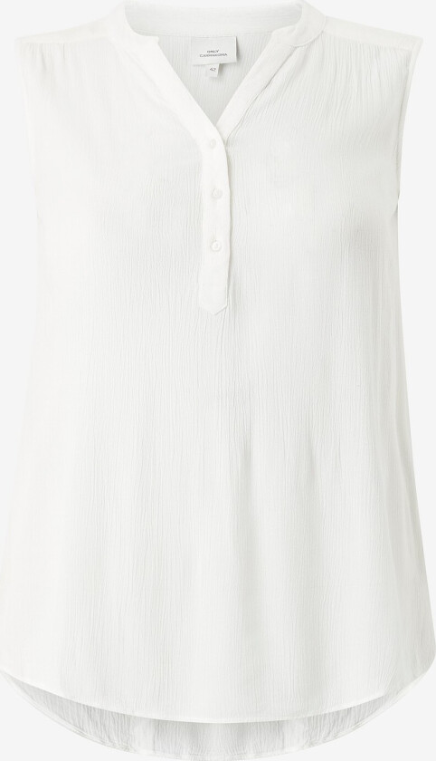 Topp carJette Life S/L Top Wvn - Hvit