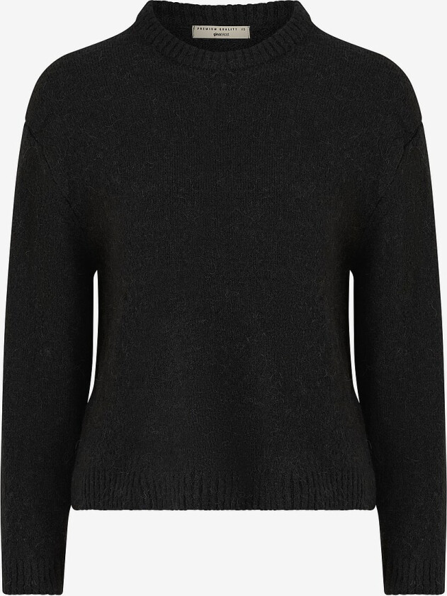 Genser Crew Neck Knitted Sweater - Svart