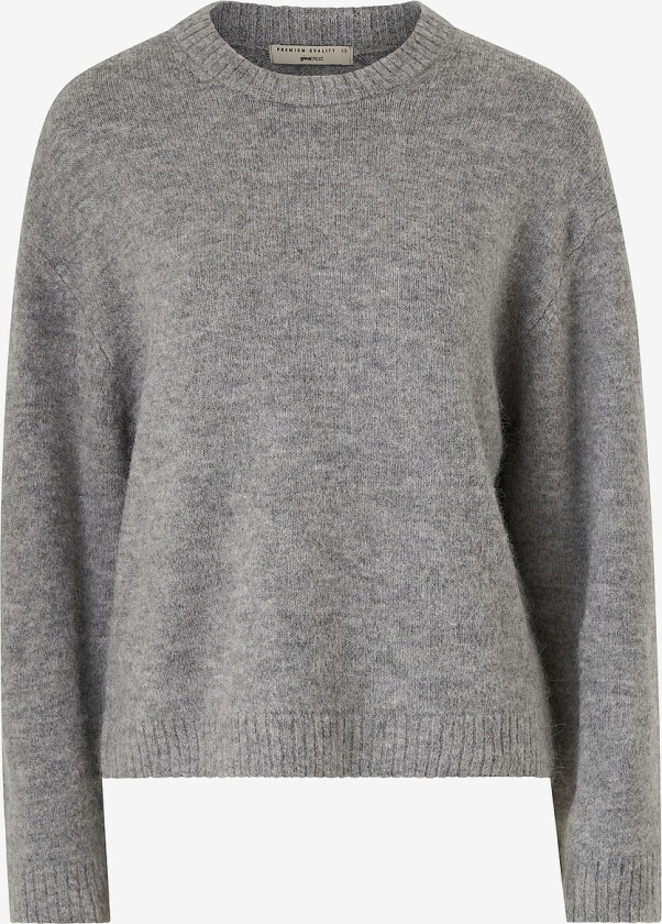 Genser Crew Neck Knitted Sweater - Grå