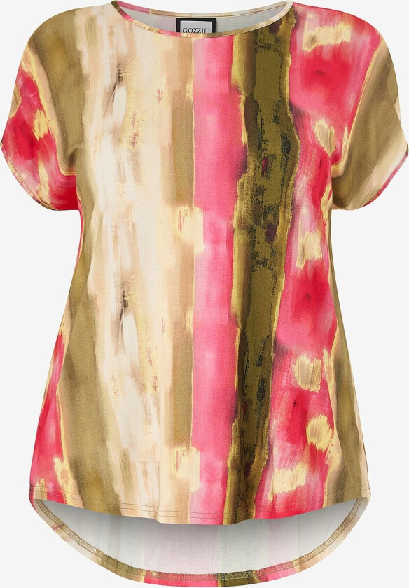 Topp gGitte T-shirt With Print - Rød