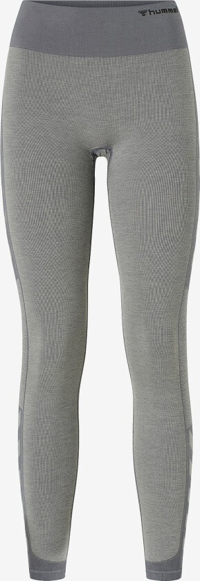 Treningstights hmlMT Shine Seamless MW Tights - Grå