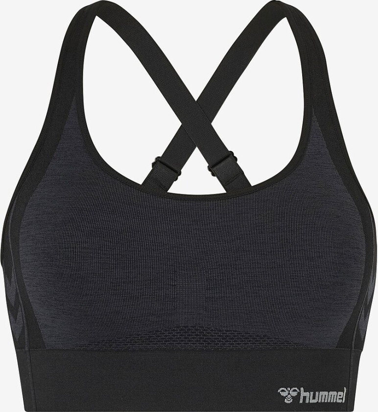 Sports-BH hmlMT Shine Seamless Sports Bra - Svart