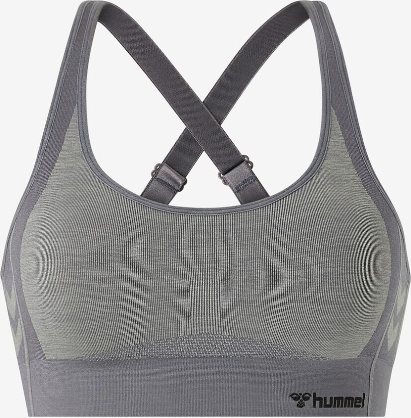 Sports-BH hmlMT Shine Seamless Sports Bra - Grå