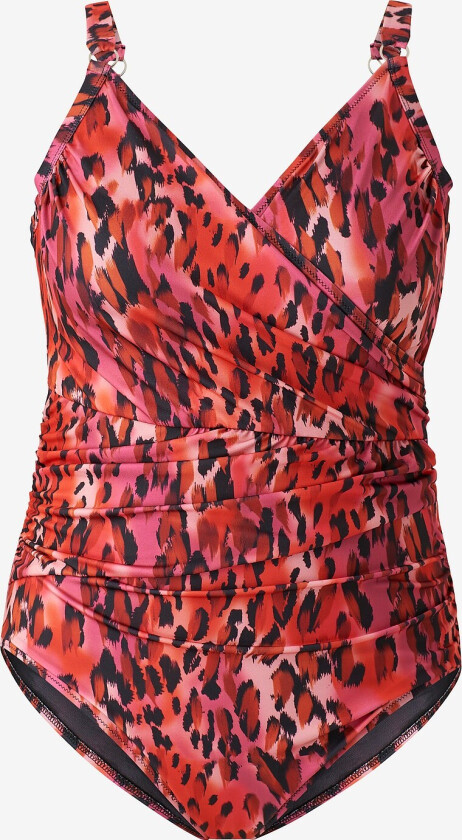 Badedrakt sMikka Wrap Swimsuit Aop - Rød