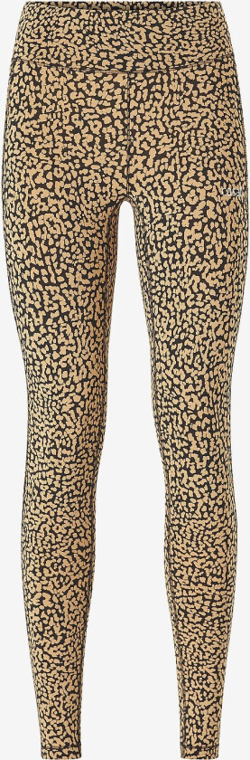 Treningstights Essential Printed Tights - Brun