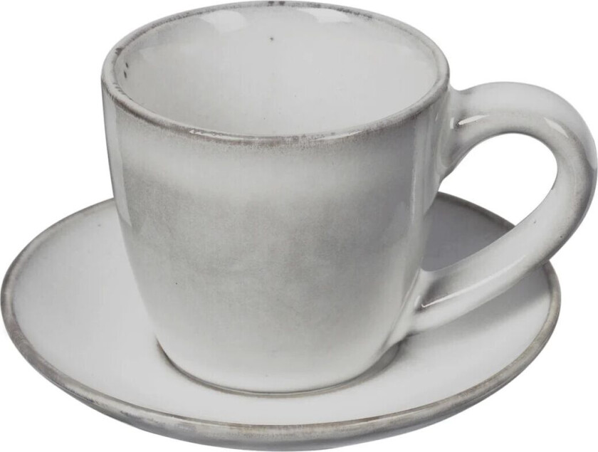 Nordic Sand espressokopp med fat 5 cl