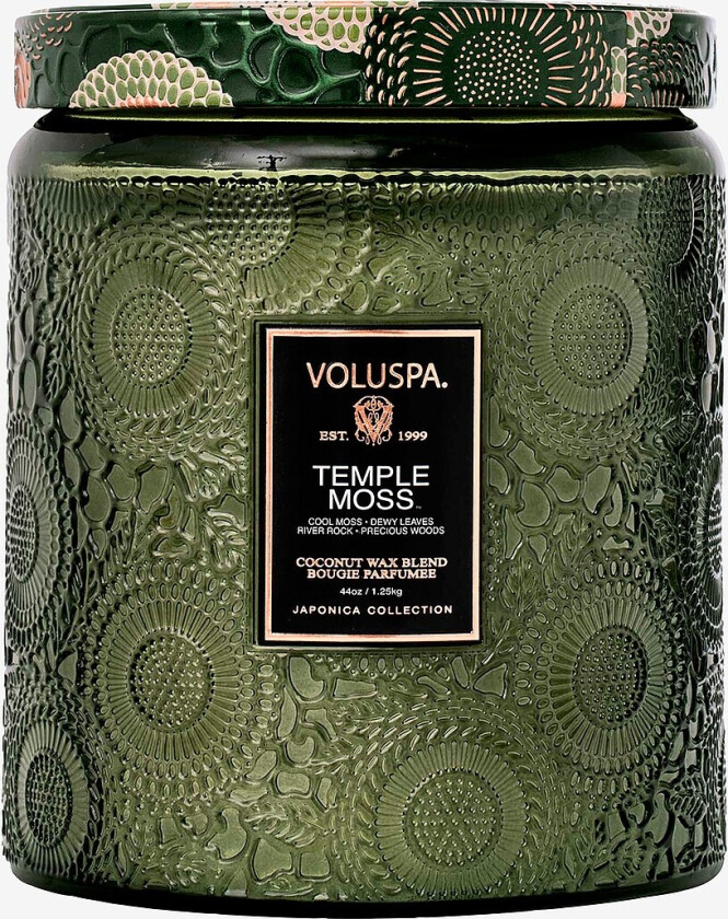 Temple Moss- Luxe Jar Candle 140H