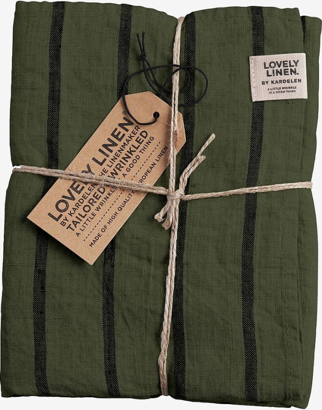 Kjøkkenhåndkle Misty i vasket lin - Grønn