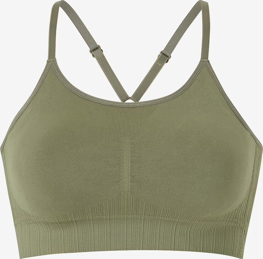 Sports-BH hmlMt Define Seamless Padded Bra - Grønn