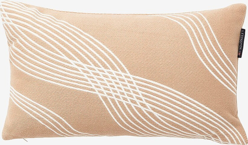 Putetrekk av bomullstwill - Beige