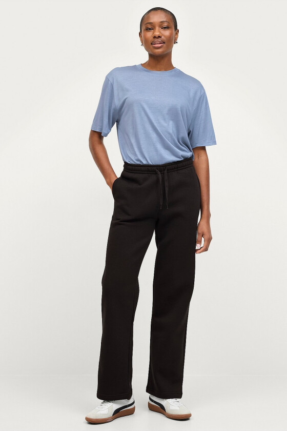 Sweatbukser Basic Straight Sweatpants - Svart