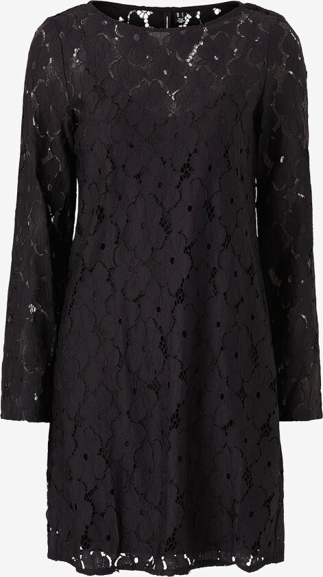 Blondekjole vmSeja LS Short Lace Dress Wvn - Svart
