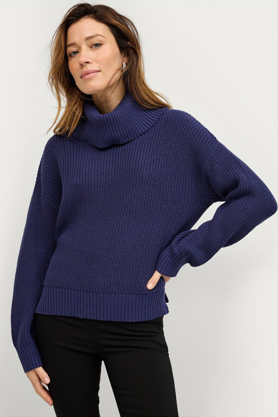 Genser CloudySZ Rollneck Pullover - Blå