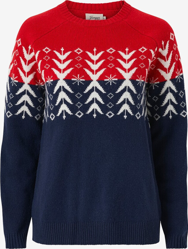 Genser Saga Jumper Multi - Rød