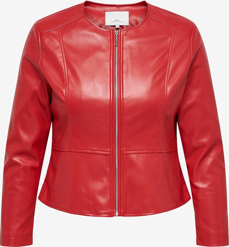Jakke carSaramy Faux Leather Jacket - Rød