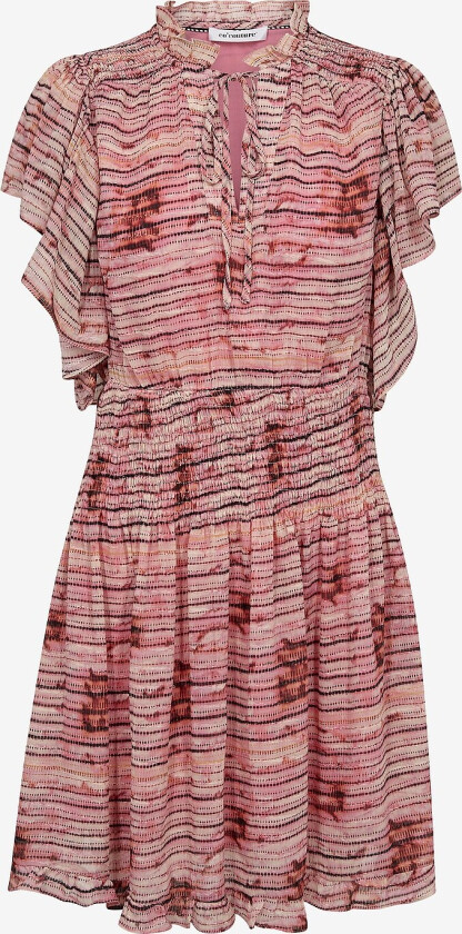 Kjole Tiecc Line Smock Dress - Rosa