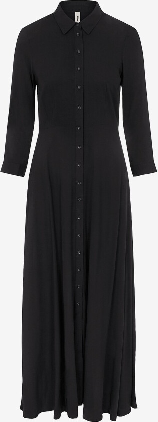 Maxikjole yasSavanna Long Shirt Dress S. Noos - Svart