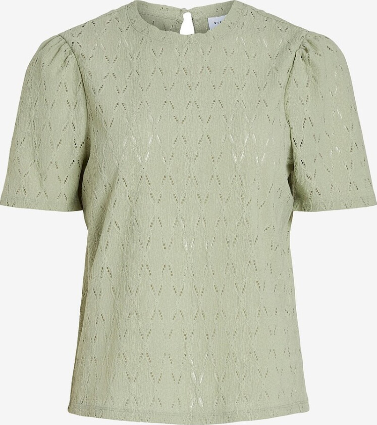 Topp viKarla S/s High Neck Top - Grønn