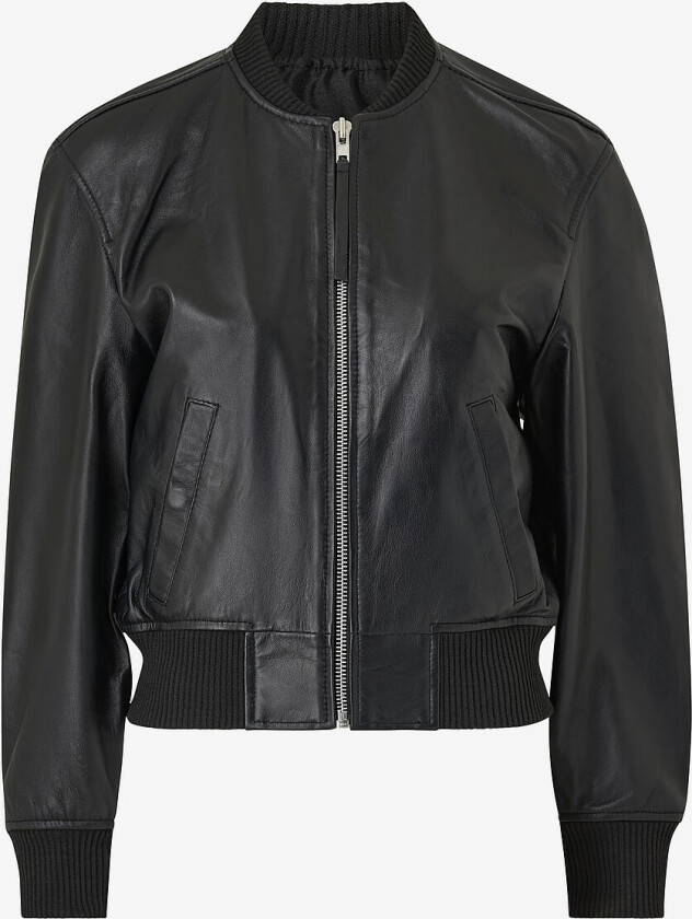 Skinn jakke Stella - Svart