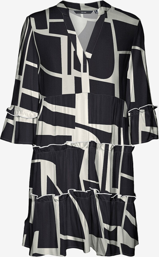 Kjole vmcEasy Joy 3/4 Short Dress Wvn GA - Svart