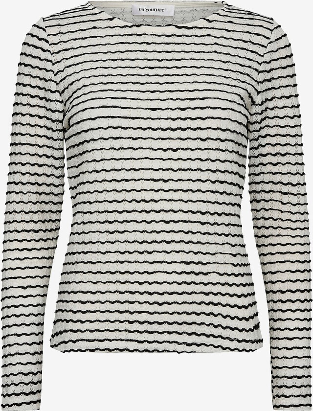 Topp Alanicc Contrast Blouse - Hvit