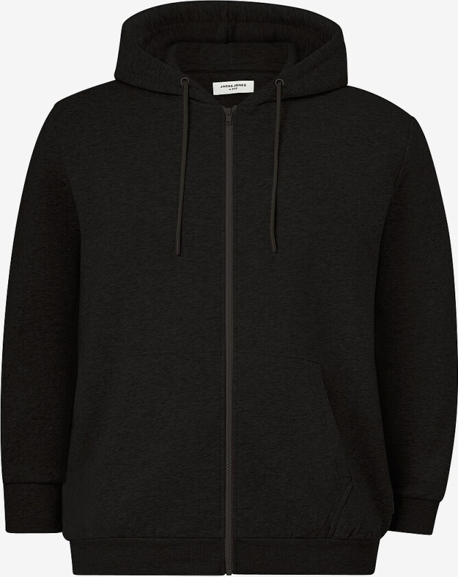 Hettegenser jjeBradley Sweat Zip Hood Noos Pls - Svart
