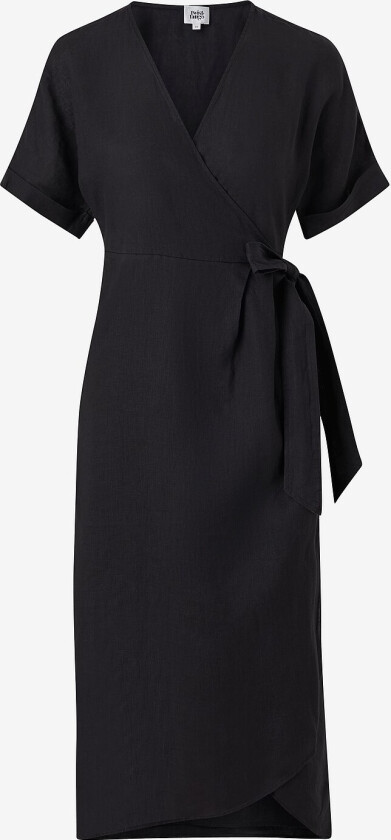 Kjole i lin Mya Dress - Svart