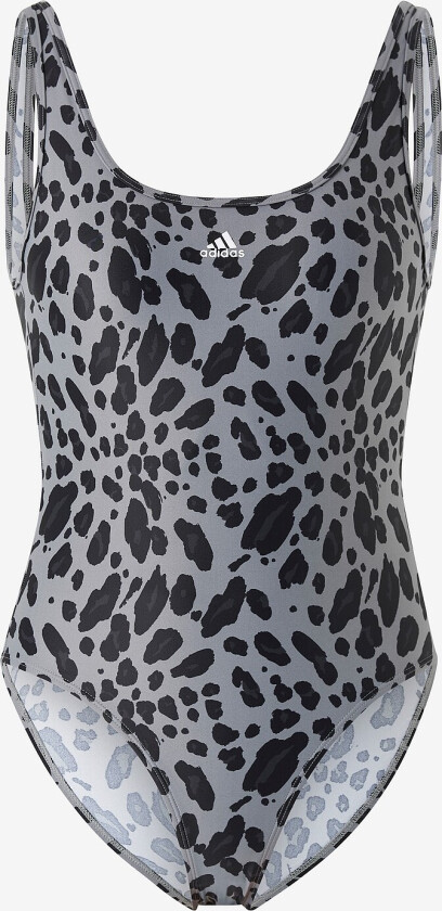 Badedrakt Print U-back St - Svart