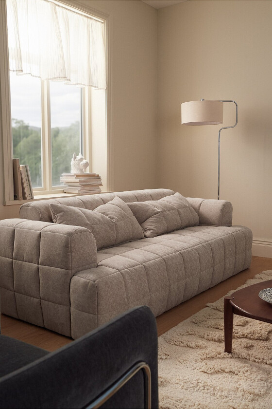 Sofa Soffa Axamiliam 3sits Beige G476-2 3-seters - Beige