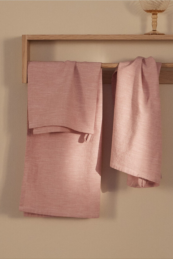 Kjøkkenhåndkle Ramona Uni 2-pakning - Rosa