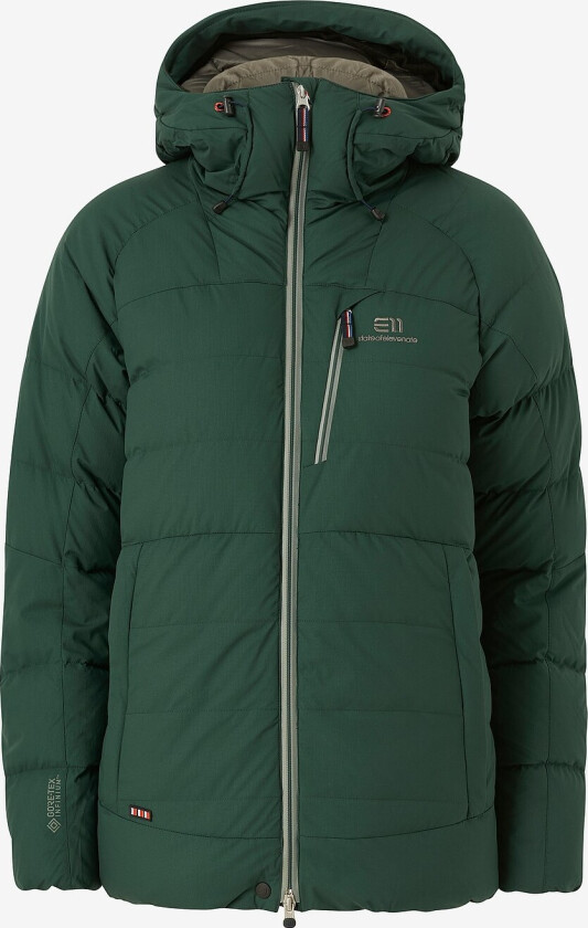 Dun jakke W Combin Down Jacket - Grønn